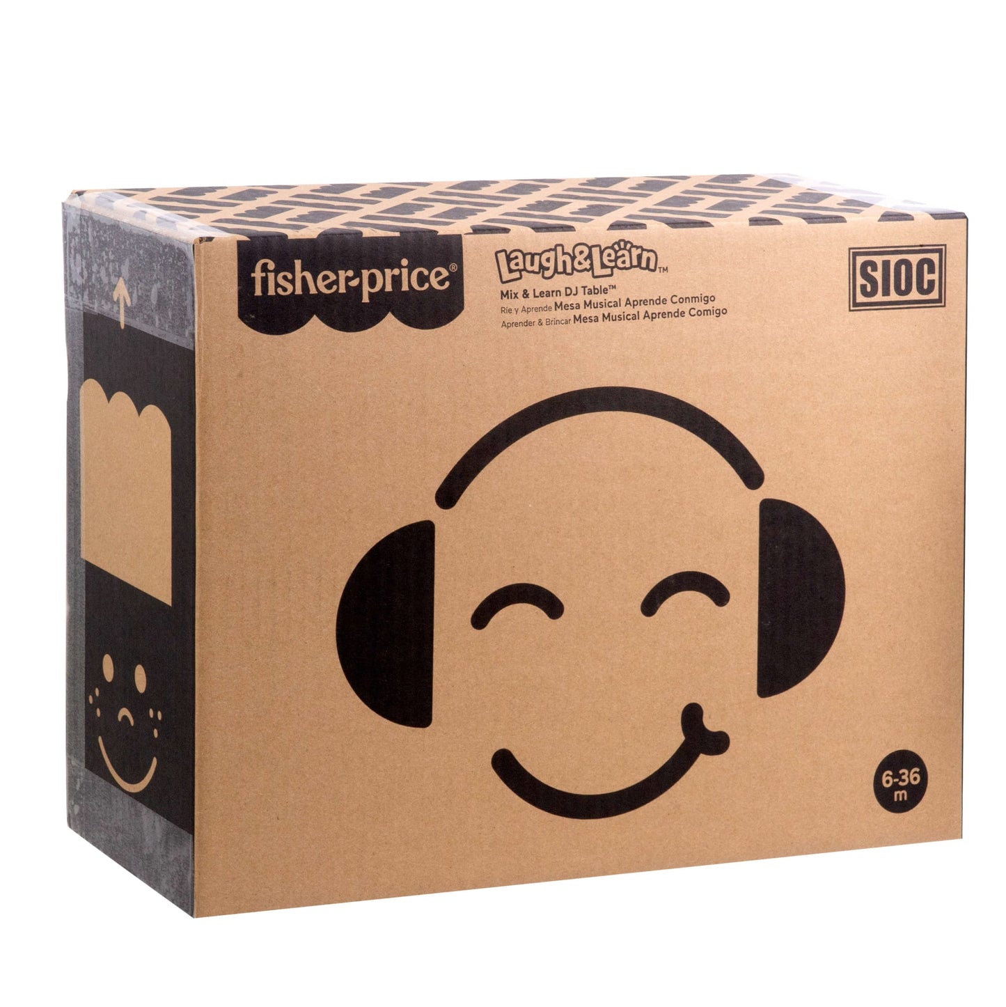 Fisher-Price Laugh & Learn Mix & Learn DJ Table Musical Learning Toy For Baby & Toddler, Multilanguage Version