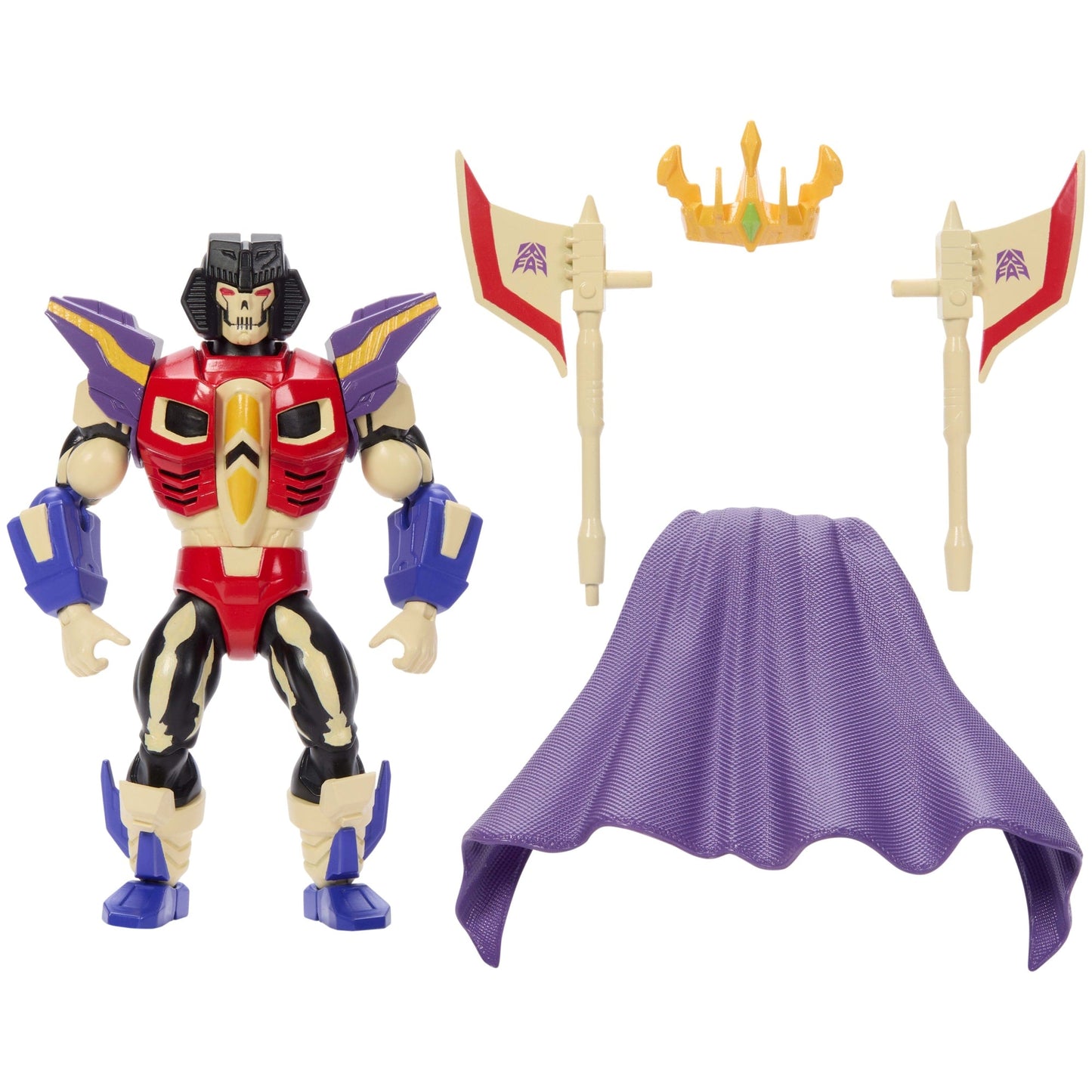 Masters Of The Universe Origins & Transformers Starscream Armor Scare Glow Action Figure, MOTU Toy