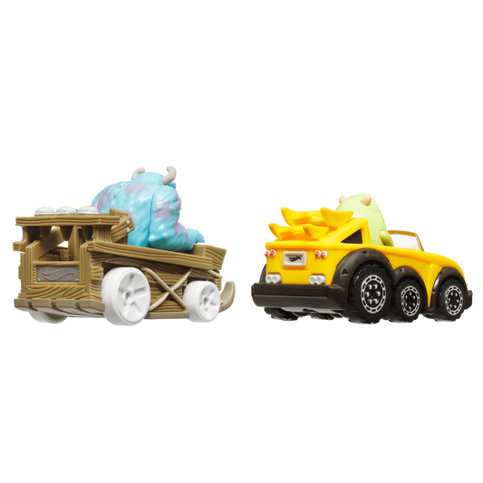 Hot Wheels Racerverse Die-Cast Cars, Set Of 2 Toy Vehicles With Character Drivers Optimized For Racerverse Track
