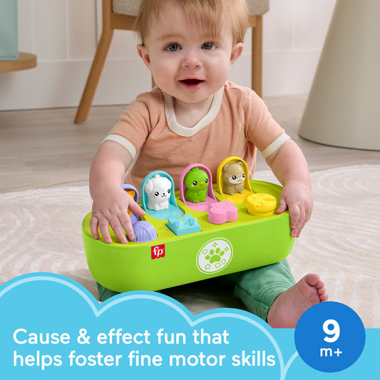 Fisher-Price Fp Pets Fine Motor Pop-Up Baby Activity Toy For Developmental Play