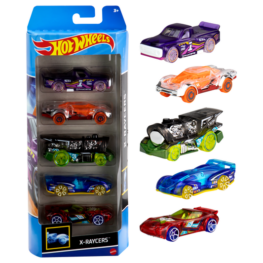 Hot Wheels Cars, 5-Pack Of Die-Cast Toy Cars Or Trucks in 1:64 Scale