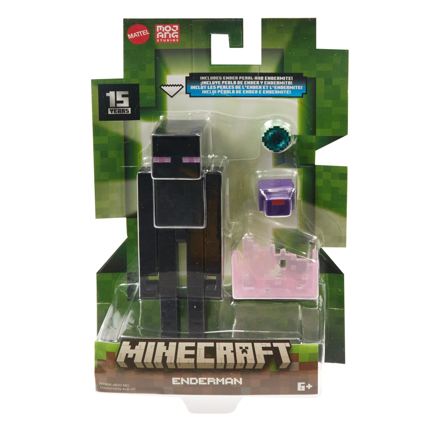 Minecraft Action Figures & Accessories Collection, 3.25-in Scale & Pixelated Design (Characters May Vary)