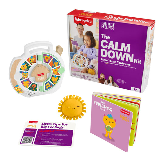 Fisher-Price Big Little Feelings Calm Down Kit, Set Of Toys & Tips For Toddlers & Kids
