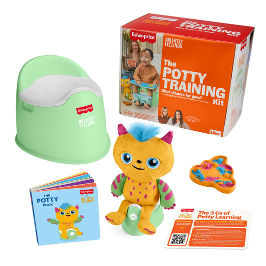 Fisher-Price Big Little Feelings Potty Training Kit, Set Of Toys & Tips For Toddlers & Kids