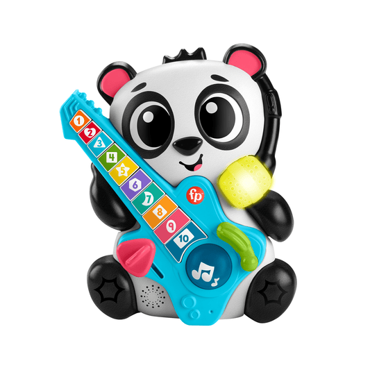 Fisher-Price Link Squad Jam & Count Panda Baby Learning Toy With Music & Lights