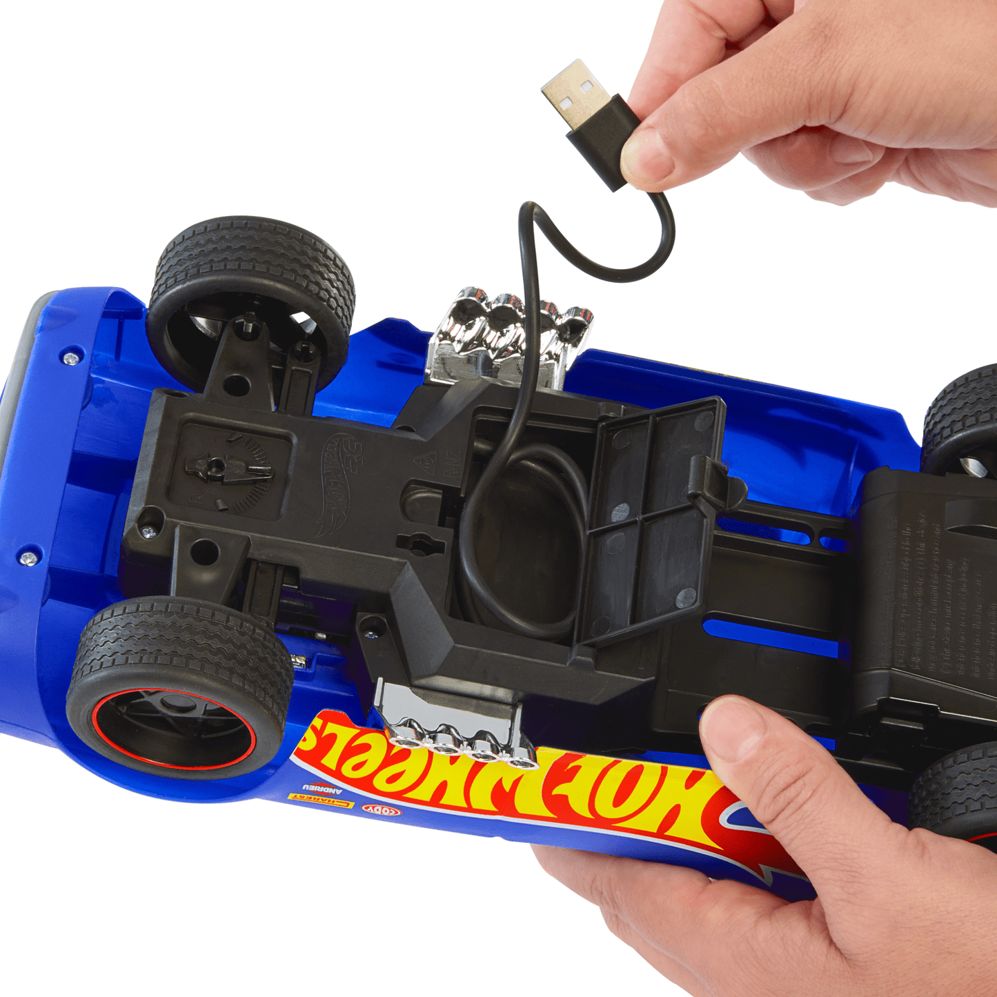Hot Wheels 1:16 Scale RC Rodger Dodger USb-Rechargeable Toy Car, Battery-Operated Remote Control