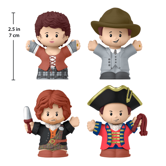 Little People Collector Outlander Special Edition Set For Adults & Fans, 4 Figures