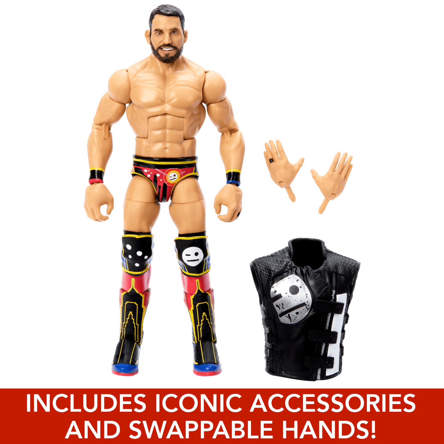 WWE Elite Johnny Gargano Action Figure, 6-inch Collectible Superstar With Articulation & Accessories