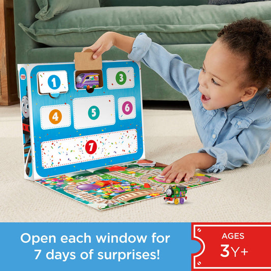 Thomas & Friends Thomas’ 7 Days Of Surprises Gift Set Of Diecast Toy Trains & Vehicles, 10 Pieces