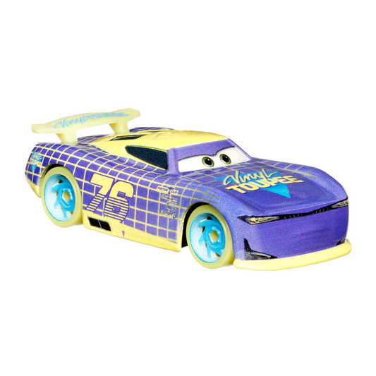 Disney And Pixar Cars Glow Racers Vehicles, Glow-in-The-Dark 1:55 Scale Die-Cast Toy Cars