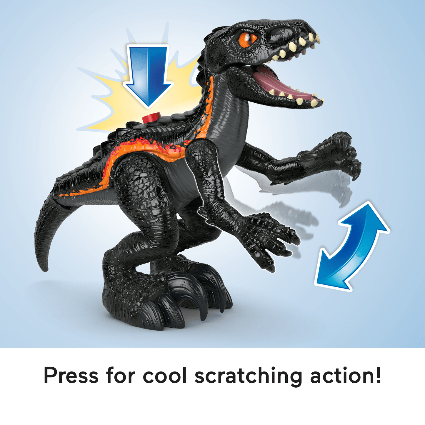 Imaginext Jurassic World indoraptor Dinosaur Toy With Accessories For Preschool Kids