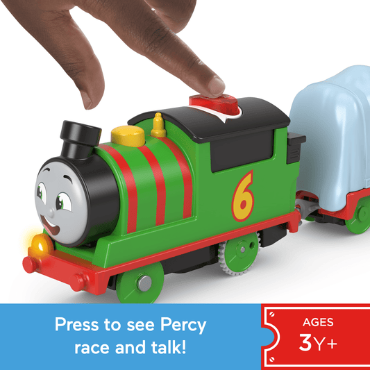 Thomas & Friends Talking Percy Toy Train, Motorized Engine With Phrases & Sounds